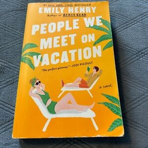 'People We Meet on Vacation' Book - Orange Cover